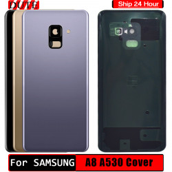 Boîtier arrière + objectif d'appareil photo pour Samsung Galaxy A8 2018 A530 SM-A530N - Couvercle de batterie arrière vue 0