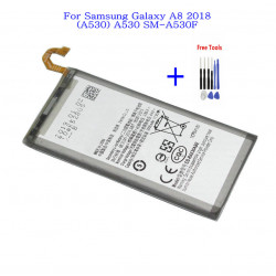 Kit de Réparation et Batterie de Remplacement pour Samsung Galaxy A8 3000 (A530) A530 EB-BA530ABE +, 2018 mAh 3.85VDC S vue 0