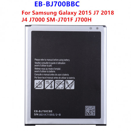 Batterie d'Origine Samsung GALAXY J7 J700F J7008 J7009 SM-J700H/DS J4 2018 SM-J700M EB-BJ700BBC EB-BJ700CBC EB-BJ700CBE  vue 0