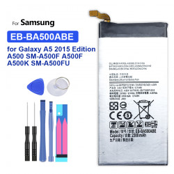 Batterie EB-BA510ABE, EB-BA500ABE, EB-BA520ABE, EB-BA530ABE pour Samsung Galaxy A5 2015, A5 2016, A5 2017, A8 2018, A530 vue 0