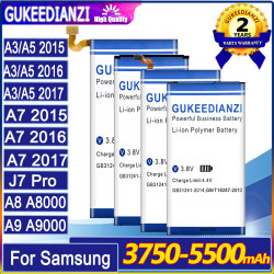 Batterie pour Samsung Galaxy A3 A5 A7 A8 A9 2015-2017/E578 J700 J708i T509 A520 A520F A510 A510F A500 A320 A700 A710 A71 vue 0