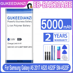 Batterie pour Samsung Galaxy A3 A5 A7 A8 A9 2015-2017/E578 J700 J708i T509 A520 A520F A510 A510F A500 A320 A700 A710 A71 vue 2