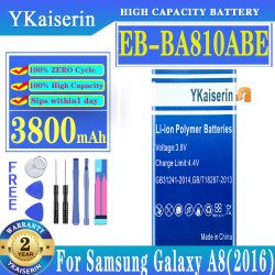 Batterie de Remplacement EB-BA810ABE 3800 mAh pour Samsung Galaxy A8 2016 A810F A810 SM-A810F. vue 0