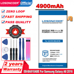 Batterie EB-BA810ABE Compatible avec Samsung Galaxy A8 (2016) SM-A8100 SM-A810F SM-A810YZ SM-A810S A810F/DS SM-A810 A810 vue 0