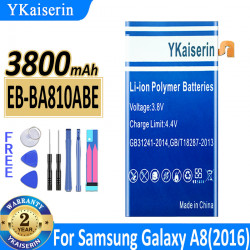 Batterie EB-BA810ABE 3800mAh pour Samsung Galaxy A8(2016) SM-A8100 SM-A810F SM-A810YZ SM-A810S/DS - Kit de Batterie et O vue 0