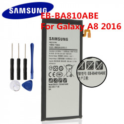 Batterie de Remplacement pour Samsung Galaxy A8 3300 EB-BA810ABE A810F A810 (2016 mAh, SM-A810F). vue 0