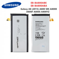 Batterie Originale pour Samsung Galaxy A8 (EB-BA800ABE) A800 EB-BA800ABA A800F A800S A800YZ, 3050mAh 2015 SM-A8000. vue 0