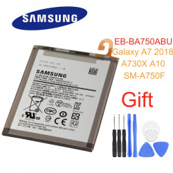 Batterie d'Origine EB-BA750ABU EB-BA750ABN pour Samsung Galaxy A7 2018 Version A730x A750 SM-A730x A10 SM-A750F A105FN. vue 0