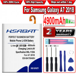 Batterie 4900mAh EB-BA750ABU pour Samsung Galaxy A7 (2018) A730x/A750/SM-A730x/A10 SM-105F/DC vue 0
