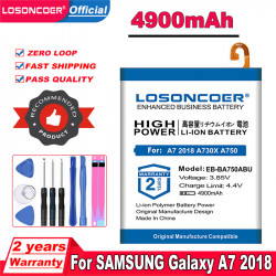 Batterie EB-BA750ABU 4900mAh pour Samsung Galaxy A7 2018 Version A730x A750 SM-A730x A10 SM-105F. vue 0