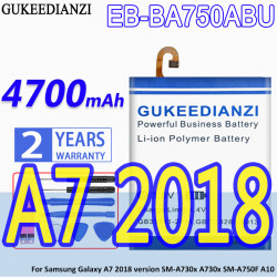 Batterie Haute Capacité EB-BA750ABU 4700mAh pour Samsung Galaxy A7 2018 A730x SM-A730x A10 SM-A750F. vue 0