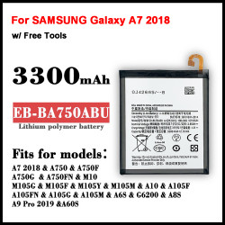 Batterie Originale EB-BA750ABU 3300mAh pour Samsung Galaxy A7 2018 Version A730x A750 SM-A730x A10 SM-A750F + Outils. vue 0