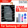 Batterie 3700mAh EB-BA750ABU pour Samsung Galaxy A7 (2018) A730x SM-A730x A750 SM-A750F/DS SM-A750FN/DS A750F A750FN A75 vue 0