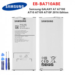 Batterie Originale EB-BA710ABE 3300mAh pour GALAXY A7 A7100 A710 A7109 A710F, Édition 2016, Téléphone Portable + Outi vue 0