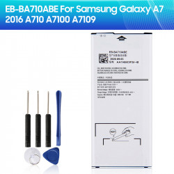 Batterie de Remplacement EB-BA710ABE EB-BA710ABA 2016 mAh pour Samsung GALAXY A7 3300 A7100 A7109 A710 A710F vue 0