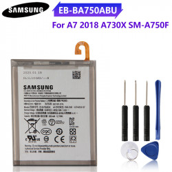 Batterie Authentique EB-BA750ABU 3300 mAh pour Samsung GALAXY A10, A7 2018, A105F, A730X, SM-A750F et SM-A730X. vue 0