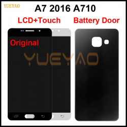 Ensemble Écran Tactile LCD avec Couvercle de Batterie pour Samsung Galaxy A7 2016 A710 A710F A710M A7100 - Original vue 0