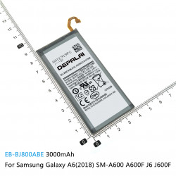 Batterie Li-Polymère pour Samsung Galaxy A6 (2018) SM-A600F J6 J600F Plus + SM-A605F G K FN A6050 A6058 EB-BJ800ABE EB- vue 1