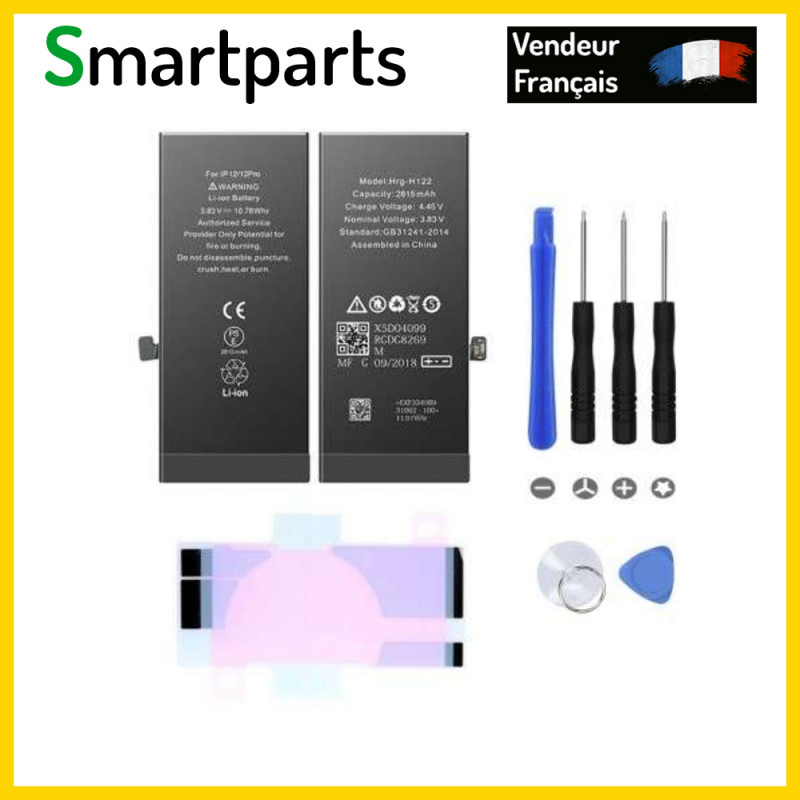 Kit de Remplacement de Batterie Neuve pour iPhone 12 Pro avec Outils et Adhésif. vue 0