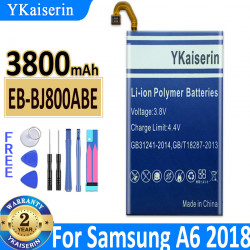 Batterie EB-BJ800ABE 3800 mAh de Haute Qualité pour Samsung Galaxy A6 (2018) SM-A600 A600F J6 J600F. vue 0
