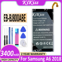 Batterie EB-BJ800ABE 3400mAh pour Samsung Galaxy A6 (2018) SM-A600 A600F Galaxy J6 J600F + Outils Gratuits - Kit de Remp vue 0