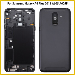 Coque Arrière de Batterie en Métal pour Samsung Galaxy A6 Plus 2018 A6+ A605 A605F. vue 0