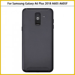 Coque Arrière de Batterie en Métal pour Samsung Galaxy A6 Plus 2018 A6+ A605 A605F. vue 1