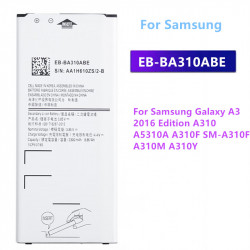 Batterie Originale EB-BA310ABE 2300mAh pour Samsung GALAXY A3 2016 Édition A310 A5310A A310F SM-A310F A310M A310Y + Out vue 0