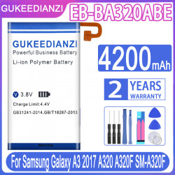 Batterie Authentique Samsung Galaxy A3 2017 A320 2017 EB-BA320ABE 4200mAh - Édition 2017 vue 0