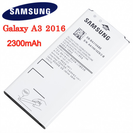 Batterie 2300mAh pour GALAXY A3, Édition 2016, A310, A5310A, A310F, A310M, A310Y + Outils Kit de Réparation. vue 0