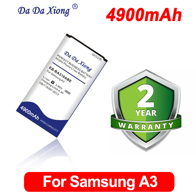 Batterie Rechargeable DaDaXiong 4900mAh pour Samsung Galaxy A3 EB-BA310ABE A310 A310F A310M A310Y 2016 vue 0