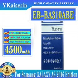 Batterie Samsung EB-BA310ABE 4500mAh pour Samsung GALAXY A3 2016 Édition A310 A5310A A310F SM-A310F A310M A310Y. vue 0