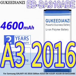 Batterie de Remplacement Samsung GALAXY EB-BA310ABE 4600 2016 mAh A3 A310 SM A310F A3100. vue 0