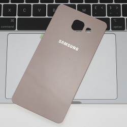 Coque Arrière en Verre 100% d'Origine pour Galaxy A5 A510 (2016) avec Batterie de Remplacement Incluse. vue 3