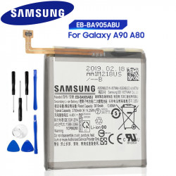 Batterie EB-BA905ABU Originale 3700mAh pour Samsung Galaxy A90 A80 SM-A905F SM-A8050 SM-A805F SM-A805F/DS avec Outils In vue 0