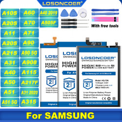 Batterie Externe 5800mAh pour Samsung Galaxy A51, A60, A70, A71, A80, A90 5G, A20S, A10S, A11, A115, A21S, A217F, A31 20 vue 0