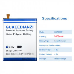 Batterie 5000mAh EB-BA908ABY + Kit d'Outils pour SAMSUNG Galaxy A90 5G A908 - Haute Capacité vue 2