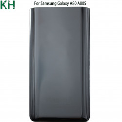 Coque arrière en verre 3D pour Samsung Galaxy A80 A805 avec boîtier de batterie et bâton adhésif de remplacement. vue 4