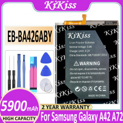 Batterie Authentique de Remplacement Samsung Galaxy A42 A72, 5900mAh, EB-BA426ABY, Avec Outils Gratuits Inclus. vue 0