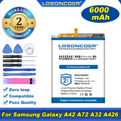 Batterie EB-BA426ABY 100% d'Origine pour Samsung Galaxy A42 A426 A32 A72 5G SM-A326B SM-A426B SM-A726B - 6000mAh. vue 0