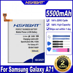 Batterie Samsung Galaxy A71 EB-BA715ABY A7160, 5500mAh, SM-A7160 vue 0