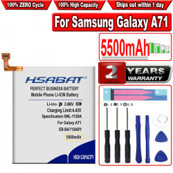 Batterie Haute Capacité 5500mAh EB-BA715ABY pour Samsung Galaxy A71 SM-A7160 A7160 vue 0