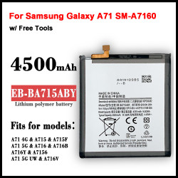 Batterie de Remplacement EB-BA715ABY 4500mAh pour Samsung Galaxy A71 SM-A7160 + Outils vue 0