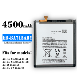 Batterie de Remplacement Originale Samsung EB-BA715ABY 4500mAh pour Galaxy A71 SM-A7160. vue 0