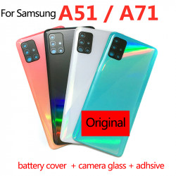 Coque de Téléphone Galaxy A51 A515 A71 A715 avec Couvercle Arrière de Batterie, Panneau de Porte Arrière, Couvercle  vue 0