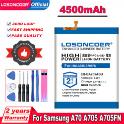 Batterie 4500mAh pour Samsung Galaxy A70 EB-BA705ABU A705 2019 A705FN SM-A705 SM-A705W DS A705FN DS A705GM DS A7050 A705 vue 0