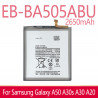 Batterie Samsung pour Galaxy A7 A10 A11 A30 A50 A70 A115 A02S A10S A20S SM-A2070 A207F/M A107F/DS M02S M025 F02S Note10  vue 1