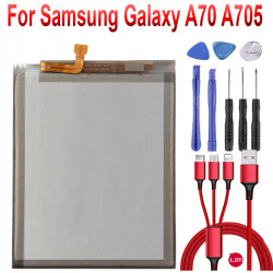 Batterie Authentique EB-BA705ABU de Remplacement pour Samsung Galaxy A70 A705 SM-A705, 4500mAh, avec Câble USB et Boît vue 0