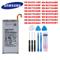 Lot de Batteries et Outils d'Origine pour Samsung Galaxy A30 A50 A10 A20 A20E A40 A80 A60 A70 A90 A500 A520 A530 A700 A7 vue 0