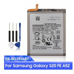 Batterie Originale Samsung Galaxy S20 FE A52 EB-BG781ABY EB-BA315ABY A31 EB-BA505ABU A50 A505F vue 0